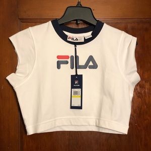 FILA CROP TEE - NWT ❤️💙